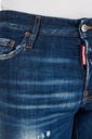 DSQUARED2 pánske džínsy nohavice SLIM JEAN ITALY ORIGINÁLNE DSQ2 IT54 Dominujúci materiál bavlna