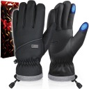 ТЕПЛЫЕ СЕНСОРНЫЕ ПЕРЧАТКИ ДЛЯ ВЕЛОСИПЕДА ЗИМНИЕ ЛЫЖИ УТЕПЛЕННЫЕ УМНЫЕ L/XL