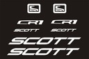 Белые наклейки SCOTT на велосипед 2-6C РАЗНЫЕ ЦВЕТА