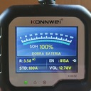 TESTER DO AKUMULATORÓW 6V 12V Konnwei KW650 DRUK Waga produktu z opakowaniem jednostkowym 0.39 kg