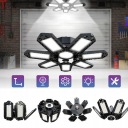 ФАРА ГАРАЖА LED (СВІТЛОДІОД) SUFITOWA 200W 7 ПАНЕЛІ E27 РЕГУЛЮВАННЯМ 360° DO GARAZY  (17848305261) фото min 6