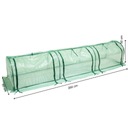 Mini szklarnia tunel foliowy ogrodowy - 2,6x0,6m Długość 260 cm