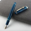 Перьевая ручка Jinhao 82 Deep Blue, акриловый корпус ярких цветов, тонкое перо для