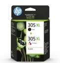 Комплект для HP - 305XL BK+C, DeskJet 2710 2320 2710e
