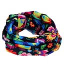 МНОГОФУНКЦИОНАЛЬНЫЙ НАРОДНЫЙ ШАРФ - WZORY ŁOWICKIE - ЧЕРНЫЙ