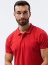 Рубашка-поло мужская трикотажная, темно-красная V14 S1374 L