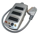 Разветвитель ЕВРО-СКАРТ 3GN. SCART + 3RCA + штаб-квартира SVHS