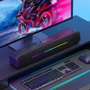 PRZENOŚNY Głośnik Stereo Soundbar USB do telewizora PC Komputer Czarny