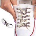 Sznurówki do butów cętki elastyczne bez wiązania