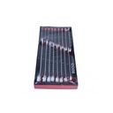 НАБОР КЛЮЧЕЙ КОМБИНИРОВАННЫХ 6-22 ММ, 17 ШТ.