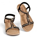 ЧЕРНЫЕ ЖЕНСКИЕ САНДАЛИИ WOLOS 40