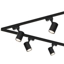 КОМПЛЕКТ 4x СВЕТОДИОДНЫЕ ЛАМПЫ ОТРАЖАТЕЛЬ GU10 ШИННЫЙ КАБЕЛЬ 2М