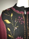 PERUVIAN FASHION - piękny -ALPAKA- sweter -HAFTY - L (40) - Fason klasyczny
