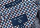 GANT Koszula Męska w Kratkę Gingham Regular / M Wzór dominujący kratka