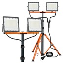 Галогенный светодиодный прожектор на строительной стойке 200Вт Прожектор 18000лм кабель 3м