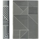 НАРУЖНЫЙ КОВЕР ДЛЯ ТЕРРАСЫ, БАЛКОНА, САДОВОГО КОВРИКА ВОДОНЕПРОНИЦАЕМЫЙ 120x170см