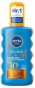 NIVEA SUN Protect & Bronze Солнцезащитный спрей SPF 30, 200 мл