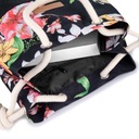 Женская сумка-шоппер, черная, вместительная сумка через плечо с цветами ZAGATTO