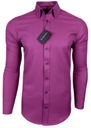 Di Selentino Pánska košeľa purple SLIM FIT 100% Bavlna veľ. 43 / XL Značka Di Selentino