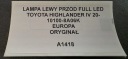 PHARE GAUCHE AVANT COMPLET LED TOYOTA HIGHLANDER IV 20- ORIGINAL 10100-8A06Kphoto 9