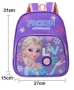 Školský predškolský batoh FROZEN pre dievčatko Detská ľadová krajina Anna Pohlavie chlapci dievčatá