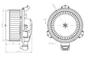 NRF VENTILADOR SOPLADORES TOYOTA AURIS COROLLA RAV 4 3 RAV 4 IV VERSO 