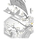 HANDLE OPENING CAPS ENGINE AUDI A3 13-, A4 13-, A5 12-, A6 11-, A7 1 photo 2 - milautoparts-fr.ukrlive.com