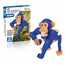 ПЕНЕЛЕННЫЕ БЛОКИ ПАЗЗЛ ОБЕЗЬЯНА ШИМПАНЗЕ 52 ЭЛЕМЕНТА