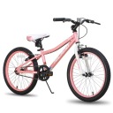 20-дюймовий дитячий гірський велосипед 7-13 років, одношвидкісний MTB V-Brakes, рожевий