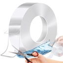 ЛЕНТА НАНО ДВУХСТОРОННЯЯ ПРОЗРАЧНАЯ МНОГОРАЗОВАЯ МОНТАЖНЫЙ КЛЕЙ 5М