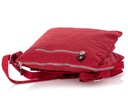 Taška dámska kabelka cez rameno ľahká látková Dominujúca farba červená