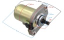 СТАРТЕР DO СКУТЕРА 2T YAMAHA 3KJ, 10 ЗУБІВ  (17670366175) фото min 4