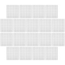 ДВУСТОРОННИЕ НАКЛЕЙКИ НА ГУБКЕ, БЕЛЫЕ, 18 ЛИСТОВ