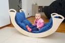Деревянное кресло-качалка Монтессори для детей с подушкой, большое XL, складное PL