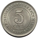 83834. Malaje - 5 centów - 1950r.