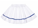 Юбка на резинке, белая, 40 см.