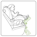 KNEEGUARDKIDS 4 ДЕТСКОЕ АВТОКРЕСЛО ПОДНОЖКА ДЛЯ ПУТЕШЕСТВИЙ