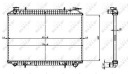 RADIATEUR MOTEUR CONVIENT VERS NISSAN SERE 509534 NRFphoto 8