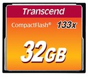 Pamäťová karta CompactFlash Transcend TS32GCF133 32 Hmotnosť (s balením) 0.15 kg