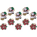 УКРАШЕНИЯ РОЖДЕСТВЕНСКОГО СТОЛА 10 ШТ.