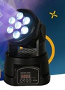 Reflektor sceniczny LED RGB światło sceniczne projektor disco MusicMate