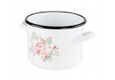ПРОСТОЙ Кастрюля Эмалированная, ПАРИЖСКАЯ РОЗА, 20СМ, 4.8Л, ФАБРИКА ЭМАЛЬНОЙ ПОСУДЫ