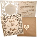 ПЕРСОНАЛИЗИРОВАННАЯ СВАДЕБНАЯ ОТКРЫТКА СВАДЕБНЫЙ ПОДАРОК