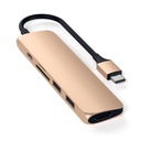 Адаптер SATECHI Slim Type-C v2 — USB HDMI USB-C 4k