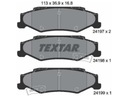 ZAPATAS PARTE TRASERA TEXTAR 2419701 