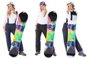 Dámske zimné lyžiarske nohavice na sánky M Dominujúca farba viacfarebná