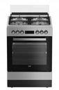 Газоэлектрическая плита BEKO FSMT61337DXDT 60 см Silver Inox Rotisserie