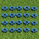 Зажимы Push & Twist для ворот FORZA, темно-синие