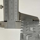 Vešiak plochý 125mm, ES60 hrúbka 1mm pre zabudovanie podkrovia, pre CD 60 SINIA Druh vešiak