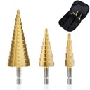 НАБОР СТУПЕНЧЕСКИХ СВЕРЛ ПО МЕТАЛЛУ 4-32 ММ